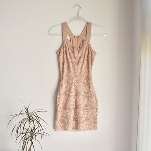 GUESS Bodycon Bandage Lace Dress
